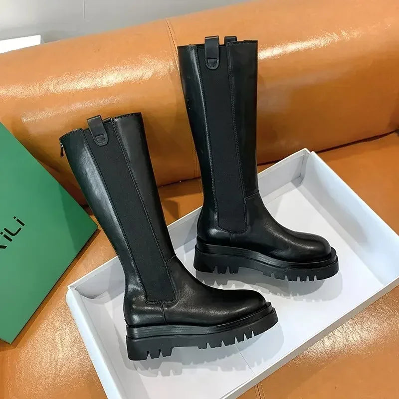 FurEase™ Women’s Knee-High Platform Boots