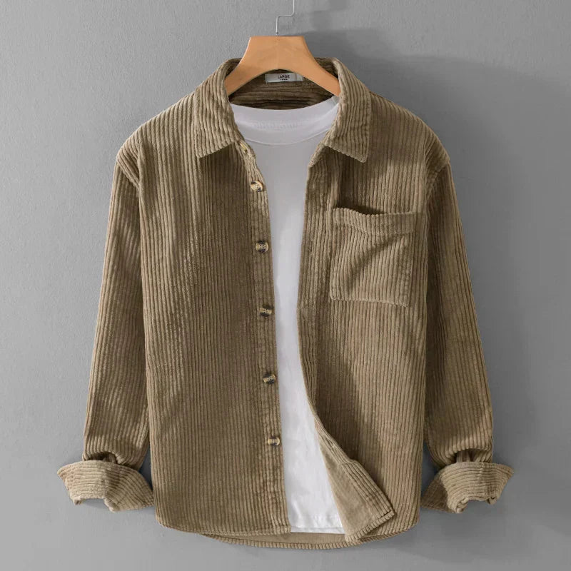 Rafael™ | Corduroy Button-Up Shirt