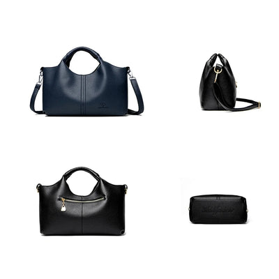 LuxeFlex™ Soft Leather Handbag