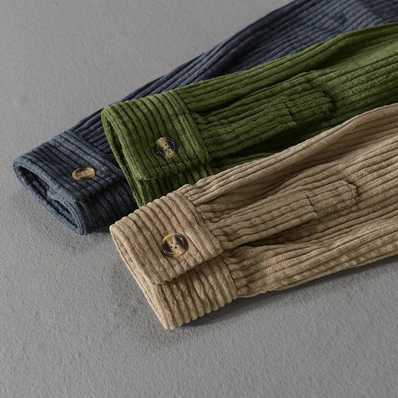 Rafael™ | Corduroy Button-Up Shirt