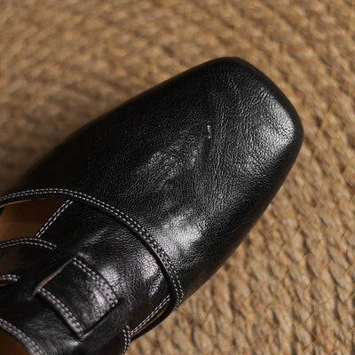 IvoraLuxe™ – Genuine Leather Mules