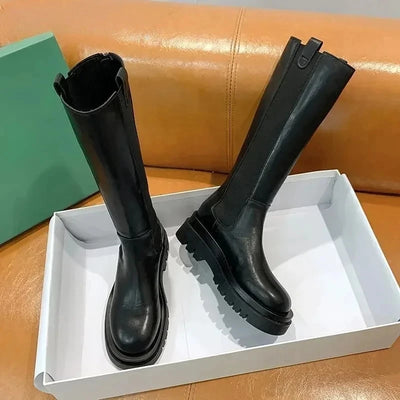 FurEase™ Women’s Knee-High Platform Boots