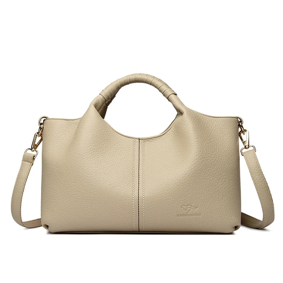 LuxeFlex™ Soft Leather Handbag