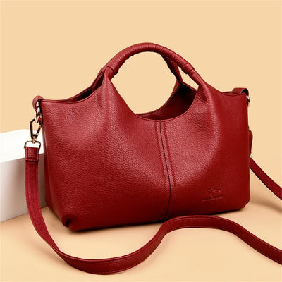 LuxeFlex™ Soft Leather Handbag