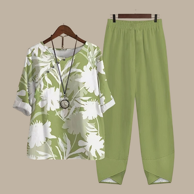 Evelyn Luxe™ – Chic Artisanal Co-ord Set
