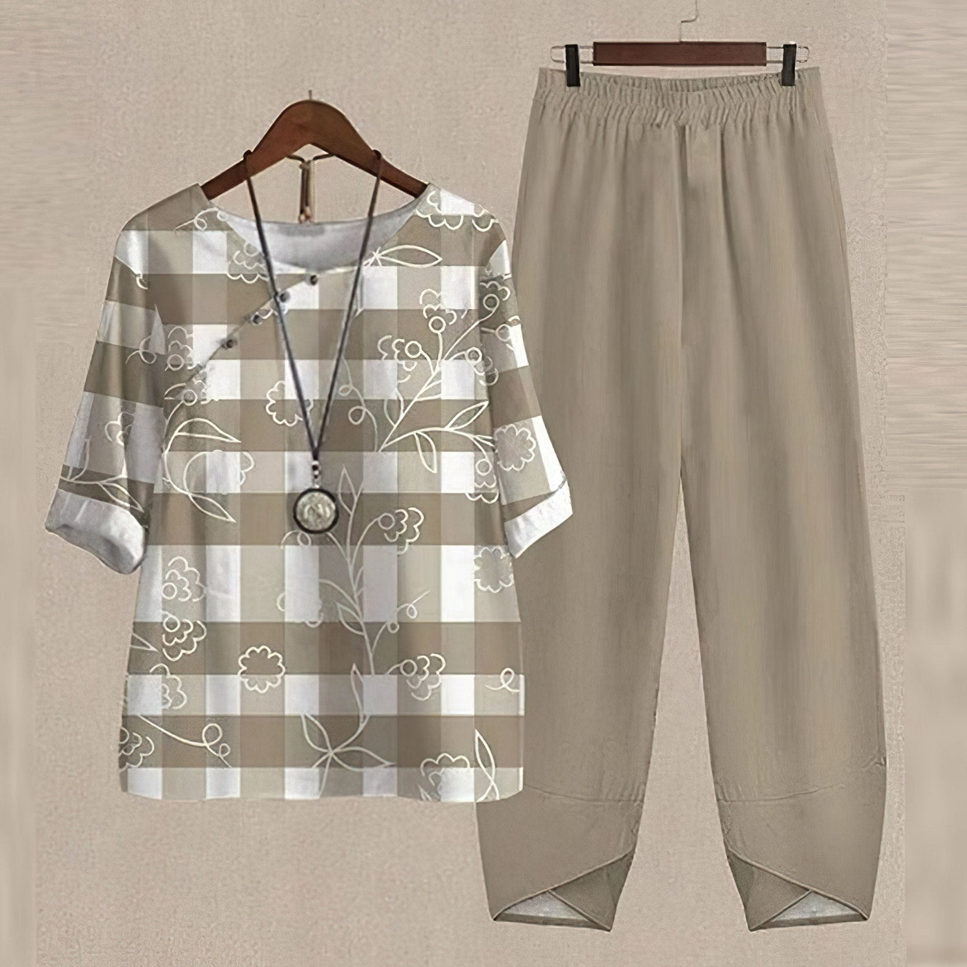 Evelyn Luxe™ – Chic Artisanal Co-ord Set