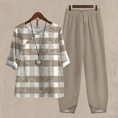 Evelyn Luxe™ – Chic Artisanal Co-ord Set
