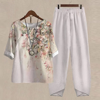 Evelyn Luxe™ – Chic Artisanal Co-ord Set
