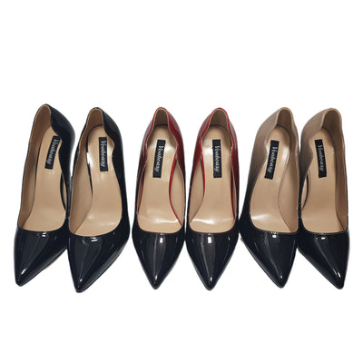 VOABOASY™ Glossy Elegance Stiletto Pumps