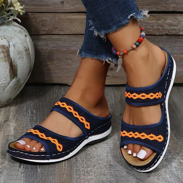 OrthoStride™ | Leather Orthopedic Arch Support Sandals