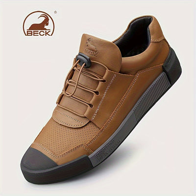UrbanElegance™ Leather Lace-Up Shoes