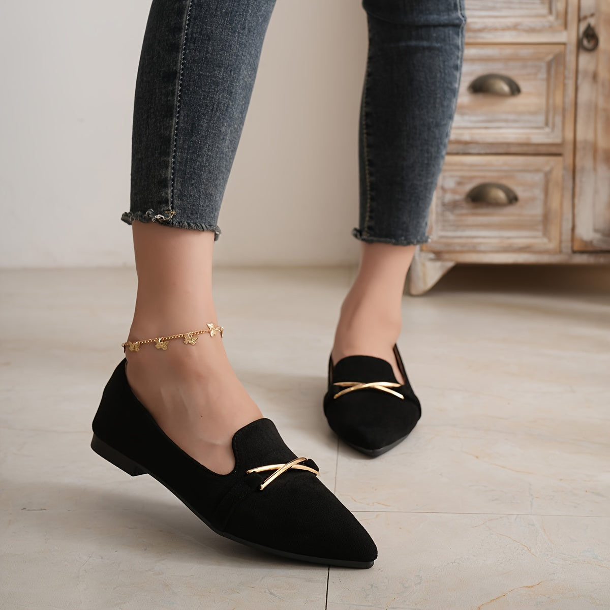 GleamStep™ Metal Accent Flats
