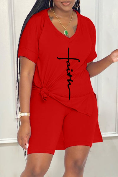 PrintLuxe™ | Women’s Two-Piece Skirt & Pants Set