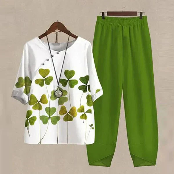 Evelyn Luxe™ – Chic Artisanal Co-ord Set