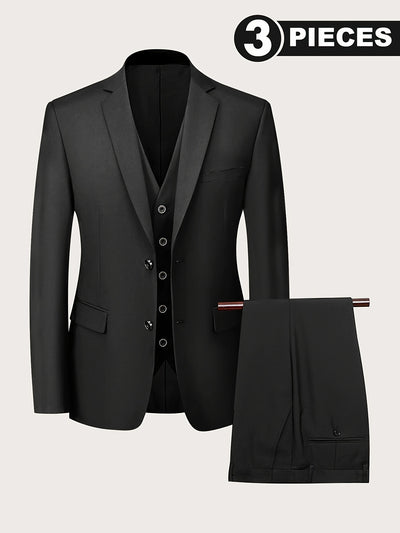 PowerElegance™ 3-Piece Plus-Size Suit Set
