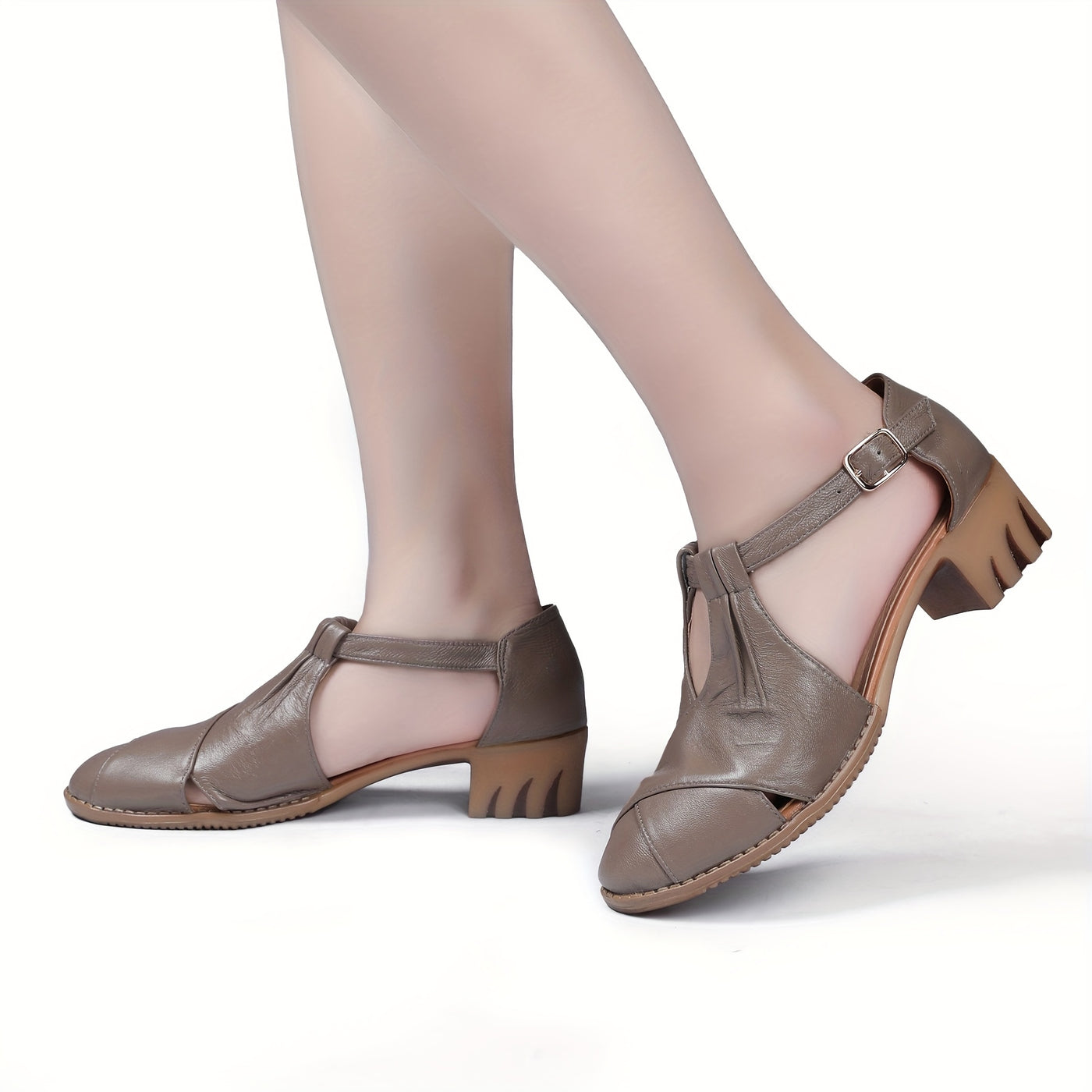 LUOXIWEI™ Roman Elegance Closed-Toe Sandals