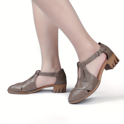 LUOXIWEI™ Roman Elegance Closed-Toe Sandals