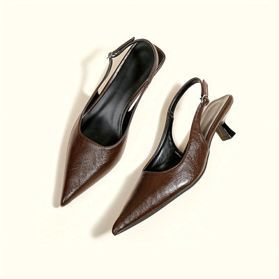 ModeStep™ Pointed Slingback Heels