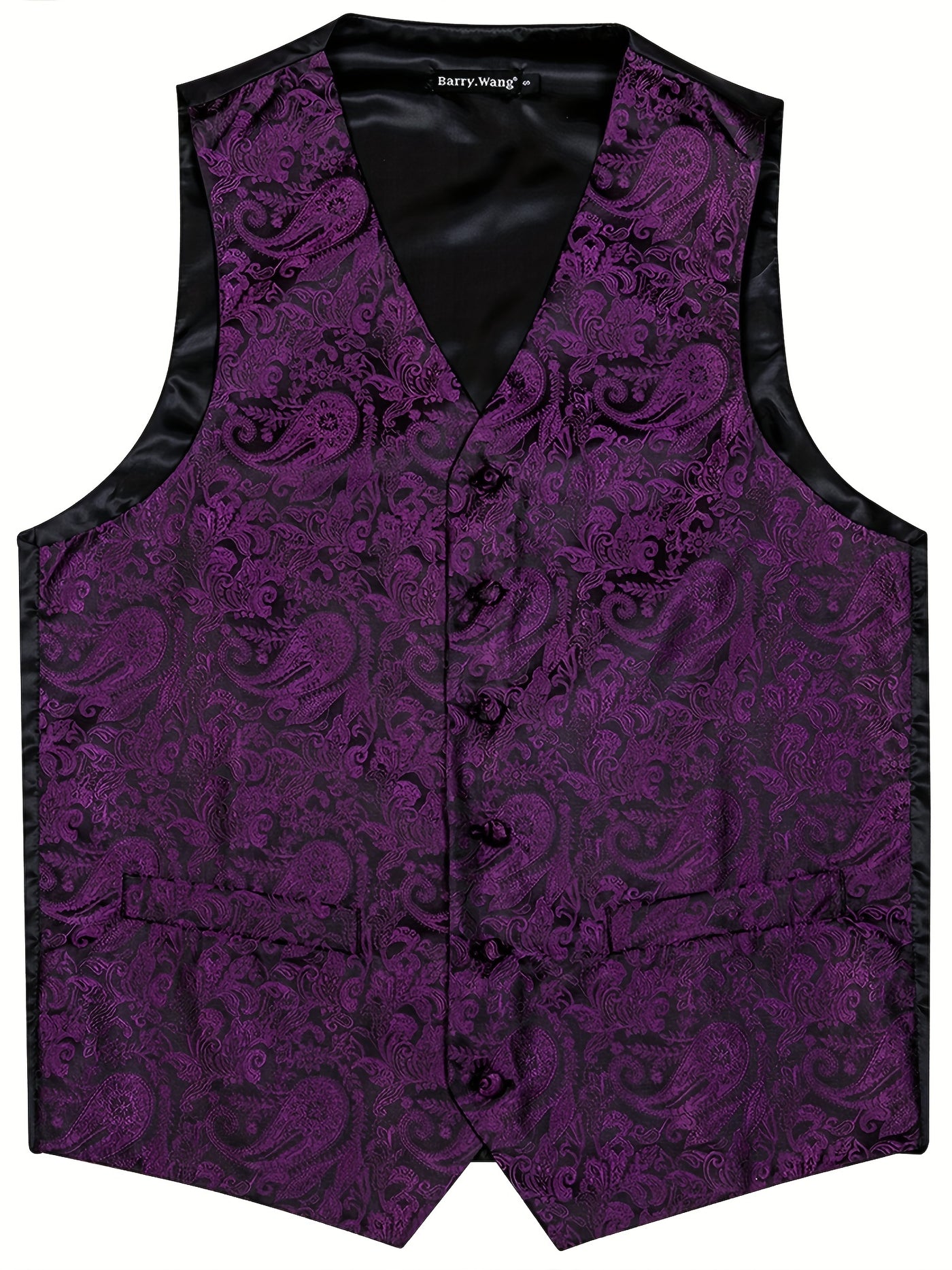 Regalia™ Purple Paisley Jacquard Vest Set