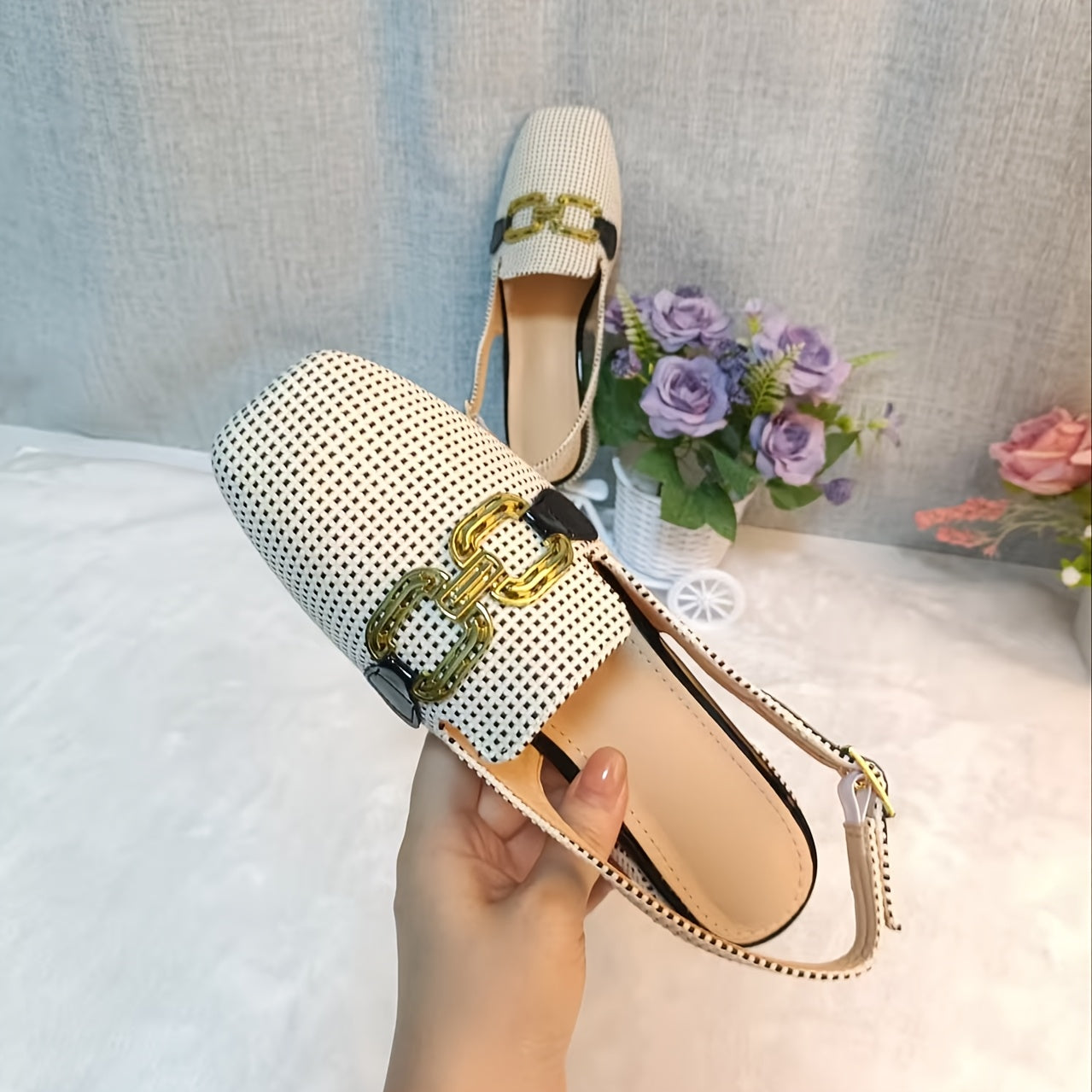 BelleChic™ French-Inspired Mary Jane Mid-Heels