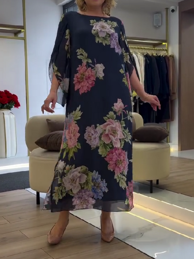 BloomLuxe™ Floral Maxi Dress