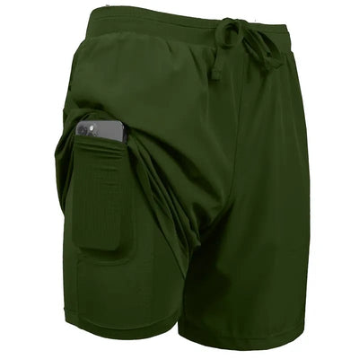 AthletiCore™ Quick-Dry Shorts with Liner