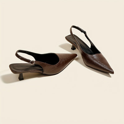 ModeStep™ Pointed Slingback Heels