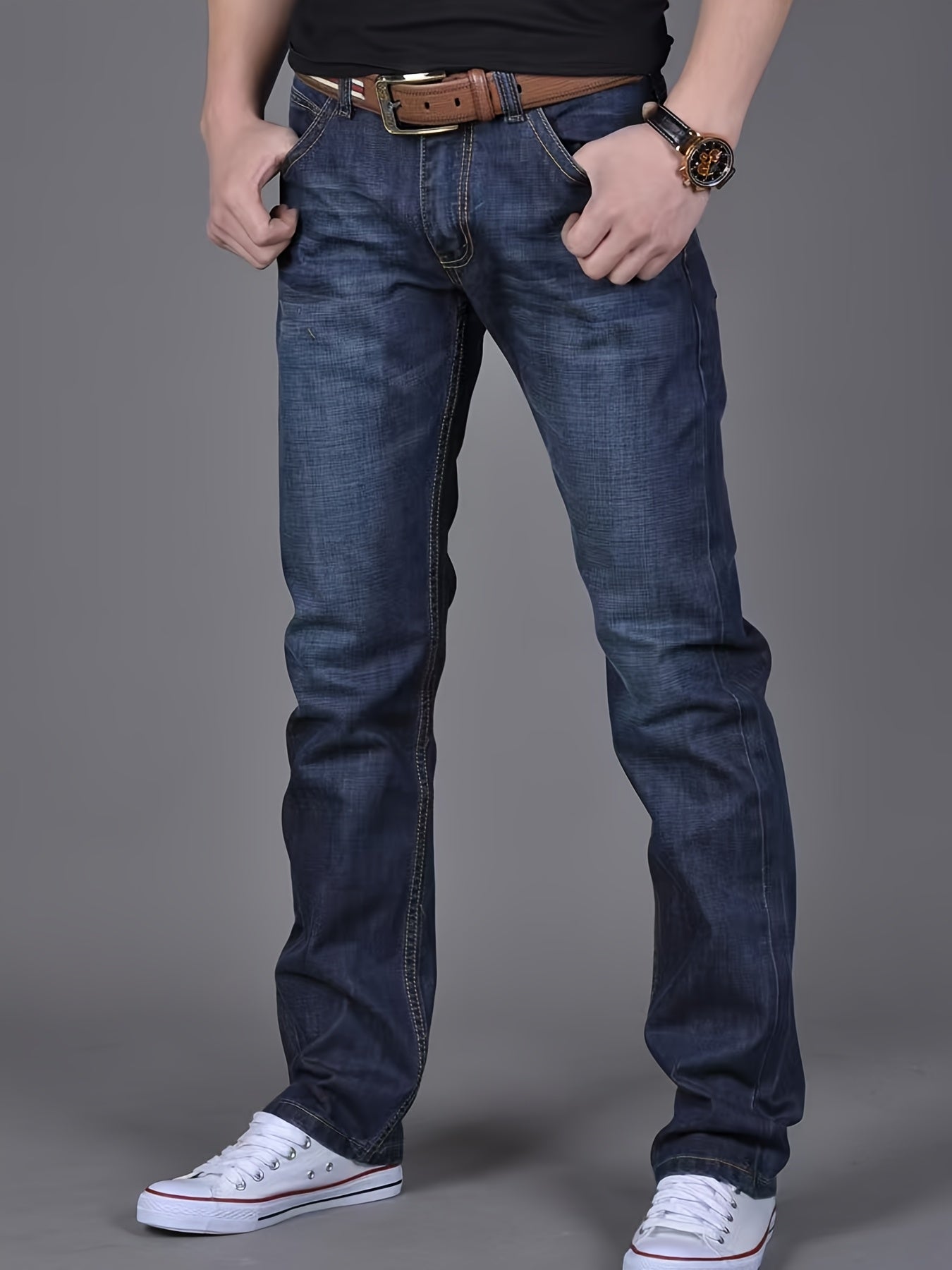 FlexEase™ Plus-Size Straight-Leg Pants
