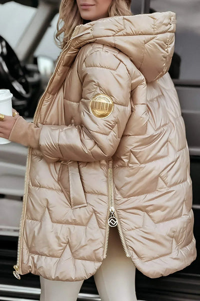 Savrani™ | Elegant Padded Winter Coat with Hood