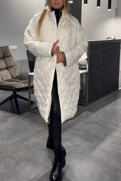 Ofira™ | Reversible Quilted Coat with Leopard Lining