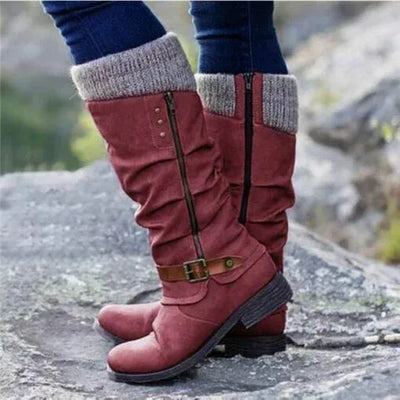 Ilaria - Vintage Mid Calf Cowboy Boots