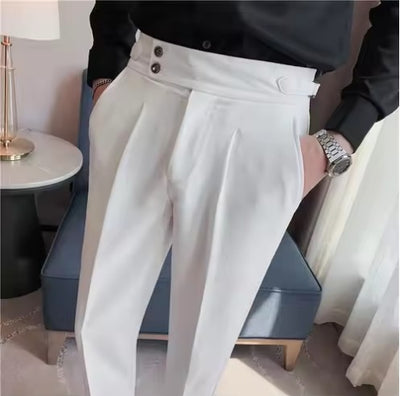 BritVogue™ | Men’s Classic Slim-Fit Business Trousers